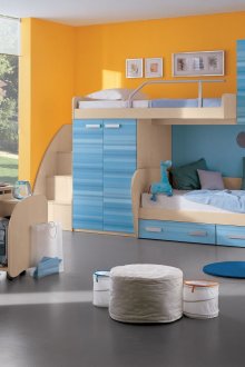 Κίτρινο παιδικό δωμάτιο