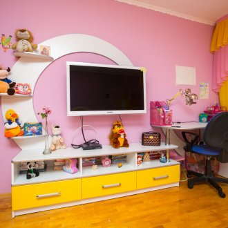 Κίτρινο παιδικό δωμάτιο