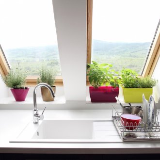 Παρκέ πλακάκια στην κουζίνα