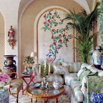 Υακίνθοι σε διακόσμηση παραθύρων