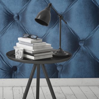 Ανοιξιάτικος καναπές με βελούδινη ταπετσαρία