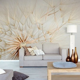 Πικραλίδες στον τοίχο του υπνοδωματίου