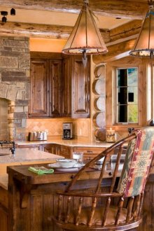 Κουζίνα στυλ σαλέ