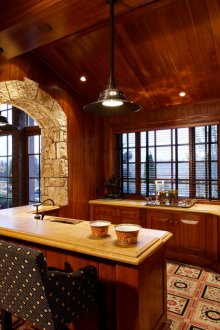 Κουζίνα στυλ σαλέ