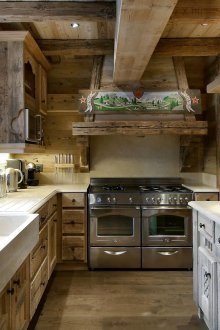 Κουζίνα στυλ σαλέ