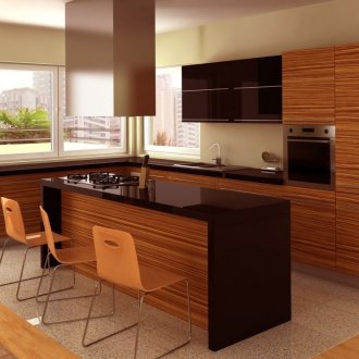 Zebrano κουζίνα