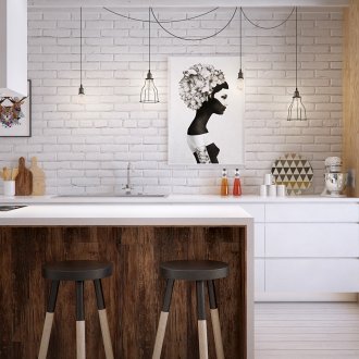 Barkruk in loftstijl