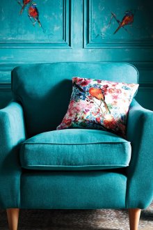 Τυρκουάζ καθιστικό