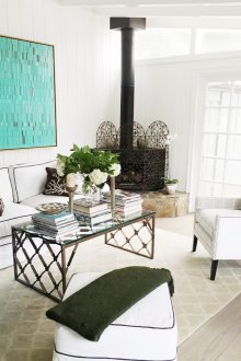 Τυρκουάζ καθιστικό