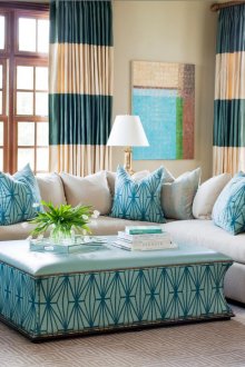 Τυρκουάζ καθιστικό