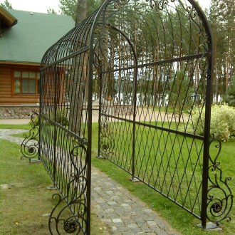 Κουρτίνα κουρτινών από σφυρήλατο σίδερο