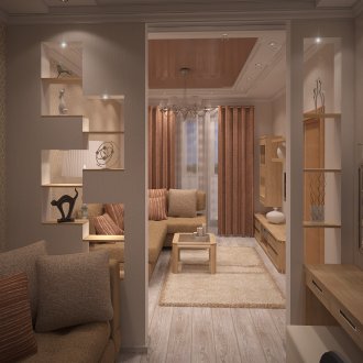 Κρυμμένη πόρτα με ράφια