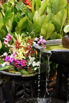 Fountain para sa isang paninirahan sa tag-araw
