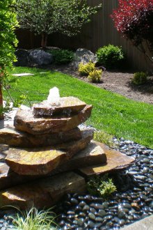 Ροκ κήπο στο μπαλκόνι