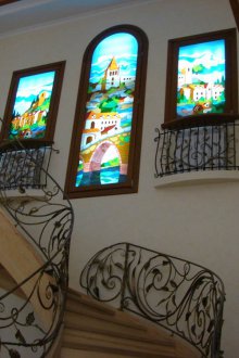 Πόρτα από βιτρό