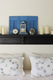 Ράφια πάνω από το κρεβάτι