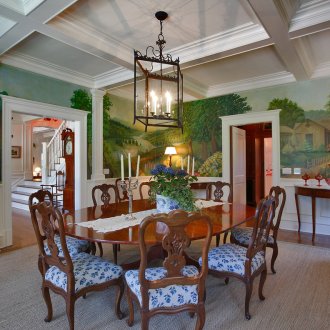 Ταπετσαρία ελιάς στην τραπεζαρία