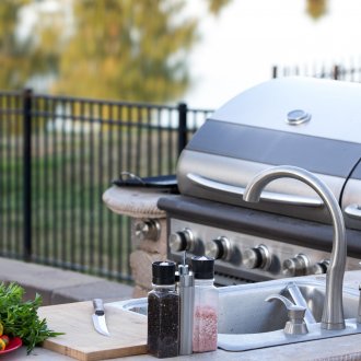 Μάρμαρο νεροχύτη στην κουζίνα