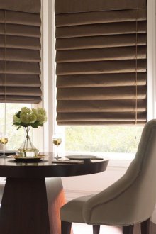 Λευκές ρωμαϊκές κουρτίνες