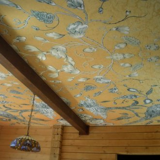 Τεντωμένη οροφή υφάσματος