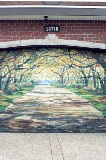 Ντουζιέρα με μοτίβο