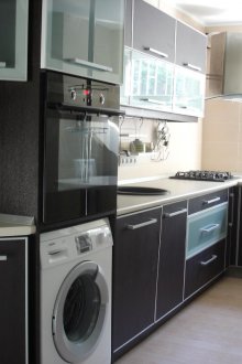 Πλυντήριο ρούχων στην κουζίνα