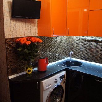 Πλυντήριο ρούχων στην κουζίνα