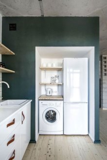 Πλυντήριο ρούχων στην κουζίνα