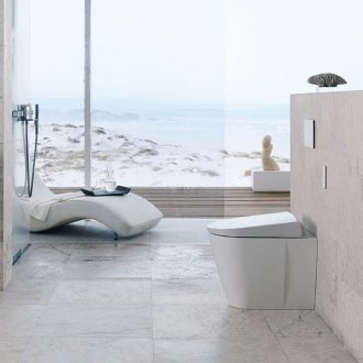 Μπλε πλακάκια δαπέδου με μοτίβο