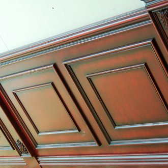 Λευκό κρεβάτι από MDF