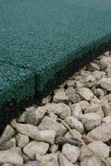 Τοποθέτηση πλακιδίων από καουτσούκ