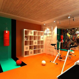 Υπόγειο γυμναστήριο