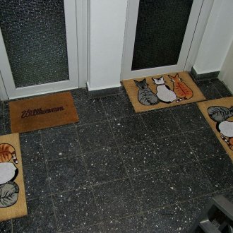 Θάλαμο πόρτας με σφραγίδες