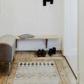 Κουρτίνα πόρτας με γεωμετρικό σχέδιο