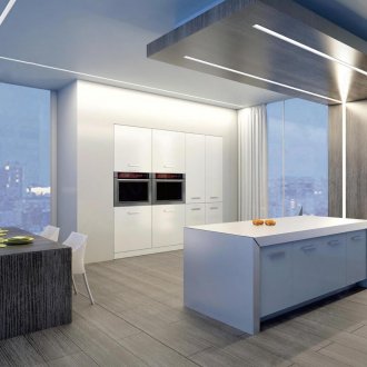 Ενσωματωμένα LED υψηλής τεχνολογίας φωτιστικά κουζίνας