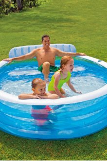 Φουσκωτή πισίνα με μαλακές πλευρές