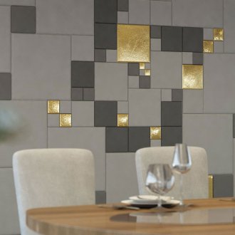 Πόρτα καρυδιού με ένθετα