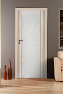 Γυαλισμένη πόρτα γυαλιού