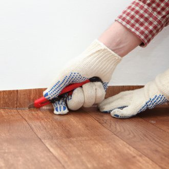 Utjevning av gulvet under linoleum
