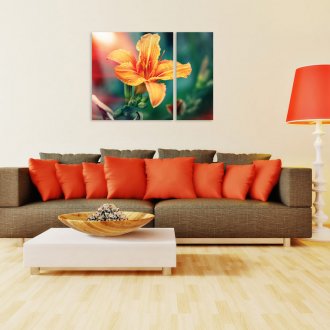 Δίπτυχο στο ντεκόρ του καθιστικού