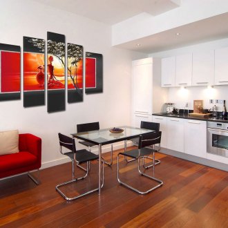 Biedermeier εσωτερικό κουζίνα στυλ