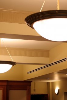 Φωτισμός τοίχου διαδρόμου