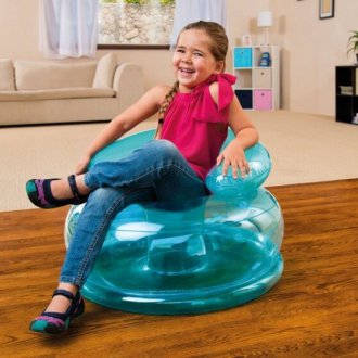 Διαφανή φουσκωτή καρέκλα