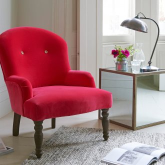 Κόκκινη μισή καρέκλα