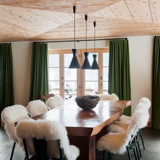 Γούνα καλύπτει για καρέκλες