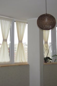 Nischentüren auf dem Balkon