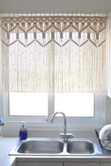 Κουρτίνες νήματος τύπου καφέ