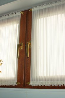 Cafe στυλ κουρτίνες οργάντζα