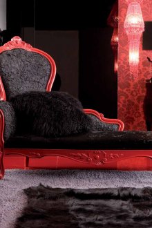 Κόκκινο ταπετσαρία Marburg