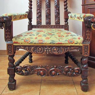 Silla Trono Antiguo